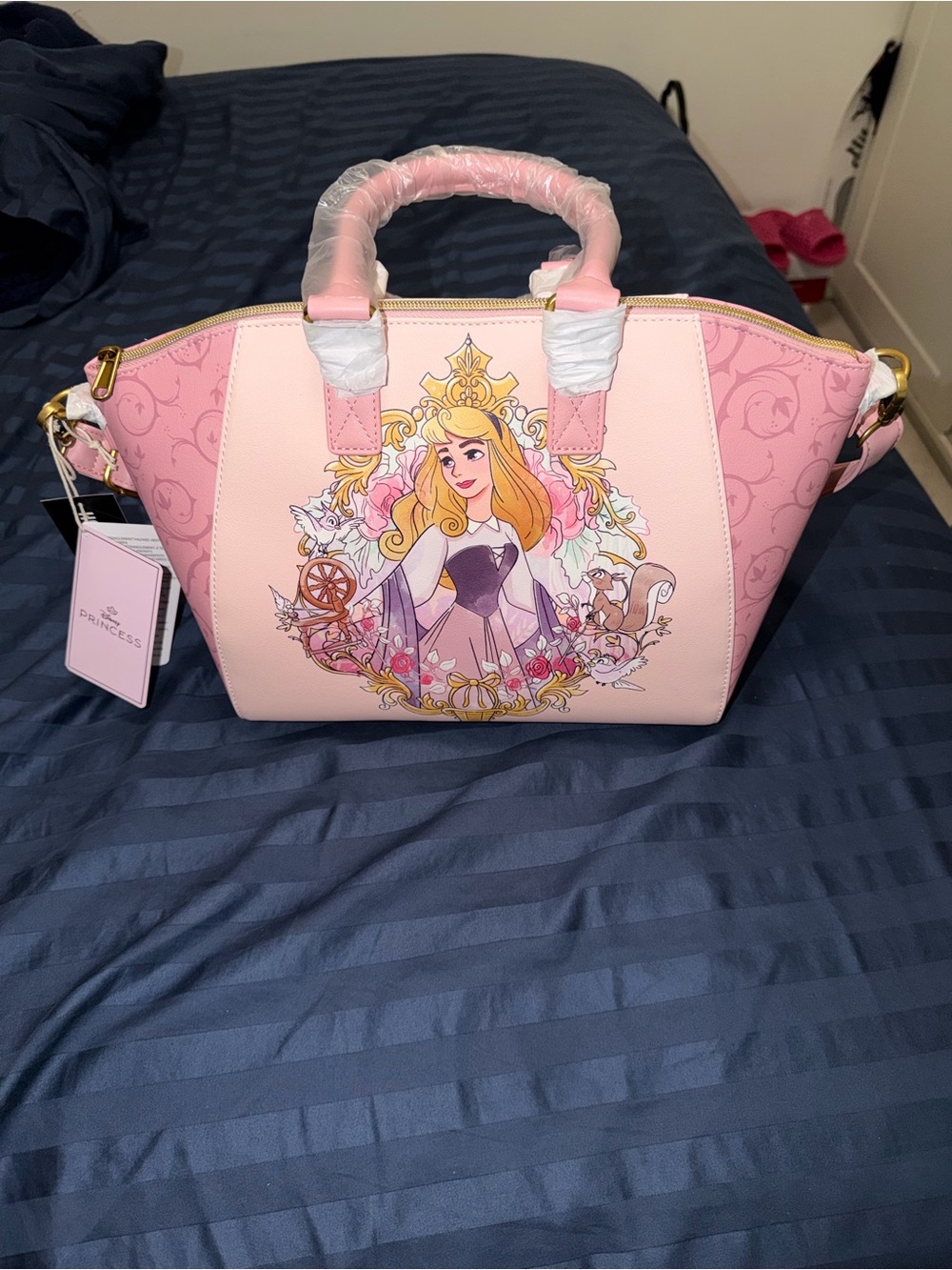 Disney LoungeFly Princess Aurora Satchel Handbag